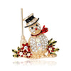 Enamel Christmas Snowman Brooches for Women Unisex Holiday Pins Casual Party Accessories Gifts Friend Decoration - Image 5