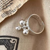 Silver Double Layer Water Drop Ring For Women Square Zircon Adjustable Index Finger Jewelry Party Gift - Image 7