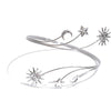 Stainless Steel Star Moon Sun Adjustable Open Arm Bangle Summer Large Summer Jewelry - Image 7