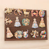 Baroque Zodiac Sign Design Brooches for Men and Women, Jewelry, Accessories, Surprise Party Gifts for Couples - Image 3