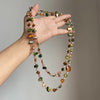 Bohemian Double-Layer Beaded Necklace with Irregular Stone Beads and Long Sweater Chain - Image 33