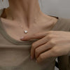 Stainless Steel Love Heart Pendant Necklaces Jewelry Snake Chain Wedding Necklace For Women - Image 9