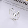 Adjustable Safety Pin Wrap Ring Bypass Statement Ring, Boho Elegant Style, Christmas Holiday Gift, All Season Party Jewelry - Image 5