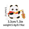 Creative Cat Fishing Design Metal Enamel Brooch Cartoon Cute Animal Badge Pin Friend Gift Jewelry Accessories - Image 12