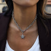 Minimalist Gold Color Plated Smooth Star Pendant Necklace Classic Stainless Steel Women's Jewelry - Image 5