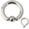 Titanium Captive Bead Rings Pierc Nose Ring large size Earring 12G 2mm 3mm Bcr Hoop Rings punk Piercing Body Jewelry - Image 1