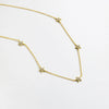 Silver Gold Starry Sky Spakle Star Linked CZ Zircon Choker Necklace Long Chains Women Wedding Jewelry Gift - Image 4