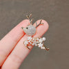 Crystal Christmas Rhinestone Brooches, Santa Reindeer Xmas Lapel Pins, Holiday Clothing Backpack Decor, Festive Jewelry Gifts - Image 27