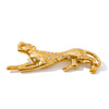 Stainless Steel Zirconia Leopard Brooch Pin for Women Men Golden Clothing Unisex Accessories - Image 7