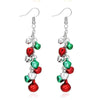 Christmas Tree Drop Earrings Small Bell Snowflake Earings for Women Cute Bowknot Dangle Earring Year Gift - Image 5