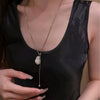 Stainless Steel Long with Baroque Pearls Necklace for Women Adjustable Chain Sweater Accessories Jewelry - Image 20