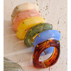 58mm Acrylic Resin Thick Statement Bracelet Bangle Summer Stylish Unique Wrist Jewelry - Image 4