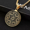 Rune Compass Necklace for Men Vintage Pendant Amulet Party Jewelry Gift - Image 9