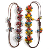 Ceramic Bead Braided Bracelet with Adjustable 12 to 28 cm Length - Image 5
