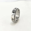 Rotatable Metal Cross Ring For Men Women Silver Color Stainless Steel Ring Punk Gothic Simple Accessories Christian Jewelry Gift - Image 5