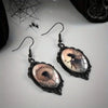 Gothic Style Black Fairy Angel Dandelion Glass Earrings For Women Punk Halloween Jewelry Gifts - Image 6