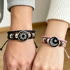 2pcs/set Sun and Moon Lovers Leather Bracelet Punk Multi-Layered Beaded Braided Adjustable Bracelet Set For Couple Jewelry - Image 11