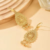 Retro Court-Style Wind-Chill Drop-Shaped Hollow-Carved Lace-Edged Round Ball Pendant Drop Earrings With A Unique Design - Image 3
