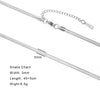 Stainless Steel Chain Necklace in Paperclip Box or Twisted Link Styles - Image 21