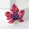 Berry Women's Rhinestone Leaf Brooches Unisex Plant Pins Office Party Casual Accessories Gifts - Image 23