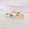 Gold Plated Ring Colour Women's Simple Couple's Wedding Ring Engagement Jewellery Gift - Image 4