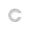 C Shaped Crystal Ear Cuff in Gold Tone and Silver Tone - Image 12