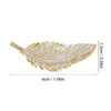 Baroque Rhinestone Feather Design Brooch for Men and Women，Suit Coat Jewelry Clothing Accessories Pins，Couple's Gift - Image 4