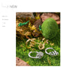 Stainless Steel Twisted Hoop Earrings for Women Pvd Gold Plated Geometric Metal Jewelry - Image 23