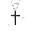 Wooden Cross Pendant Necklace with Alloy Chain and 71 cm Length - Image 22