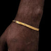 Gold Silver Color Stainless Steel Flat Chain Bracelet For Men Retro Jewelry Accessories Women Wrap Bangle - Image 18