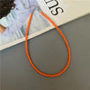 Tiny Colorful Seed Bead Choker Necklace - Image 8