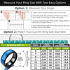 Inlay Blue or Black Carbon Fiber for Men Women 7mm Ceramic Finger Ring,Gen2 Rewritable 13.56mHz Uid 1K Smart Jewerly Ring - Image 3