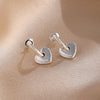 Charm Silver Moon Flower Snowflake Colorful Love Earrings, Suitable for European Women's Valentine's Day Jewelry Gifts - Image 16