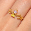 Colorful Adjustable Ring with Heart and Animal Motifs - Image 3