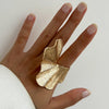 Ingemark 6 Styles Unique Large Petal Flower Twisted Wave Rings for Women Vintage Geometric Adjustable Ring Jewelry Steampunk Men - Image 14