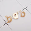 10-26PCS Alphabet Charms With Plastic Pearl Alloy Gold Color English Letter Pendant Necklace Bracelet Jewelry Accessory - Image 31