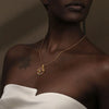 Colorful Rhinestone Moon Star Planet Necklace Stainless Steel Gold Plated Jewelry Girls - Image 4