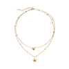 Starfish Shell Pearl Necklace for Women Stainless Steel Gold Color Double Layered Beads Chain Summer Beach Jewelry Gift - Image 5
