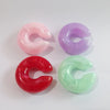4pcs C Shaped Acrylic Ear Clip for Women Simple Gold Silver Color No Pierced Round Earrings Punk Female Jewelry - Image 14