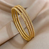 3pcs/set Chic Twist Stainless Steel Wrist Cuff Bangle Bracelet For Women Men Stackable Charms Jewelry Gifts - Image 13