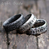 Men's 316L Stainless-Steel Rings Retro Odin Viking Rune for Teen Ring Amulet Jewelry Gift - Image 1