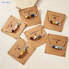 Mhs.sun 12 Star Zodiac Sign Gravel Stone Chains Bracelets With Card Couples Constellation Birthday Party Jewelry - Image 5