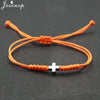 Colorful Woven Rope String Bracelet Boho Cross Charm Bracelets for Women Girls Handmade Jewelry Lucky Gift - Image 18