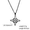 Skyrim Wicca Witchcraft Witch Knot Necklace Stainless Steel Choker Necklaces Vintage Amulet Supernatural Jewelry Gift for Women - Image 25