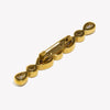 Design Long Rhinestone Water Droplet Round Brooch Gold Plated Women Jewelry Party Gift - Image 4