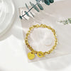1pc Stainless Steel Bracelet With Heart Pendant, Double Heart OT Buckle Couple Bracelet Unisex - Image 6