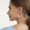 Elegant Water Drop Imitation Pearl Pendant Long Earrings With Star Heart Jewelry Accessory For Womens - Image 5