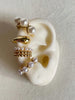 4pcs Exaggerated Vintage Coin Pearl Waterdrop Wide Clip-On Earrings Set For Women Vacation Date Daily Party Jewelry Gift - Image 1