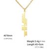 Ogham Necklace Strength Wisdom Love Ancient Irish Tree Alphabet Nordic Amulet Stainless Steel Jewelry - Image 6