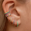 Stainless Steel Birthstone Earrings Minimalist Huggie Hoop Earrings For Women Unisex earrings for women jewelry - Image 1